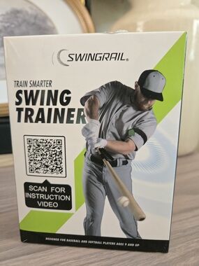 Swing Trainer - Black - Swingrail Brand - New In Box